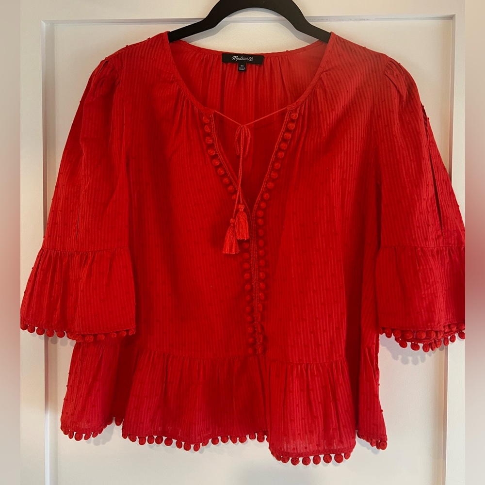 Madewell Red Women's Top